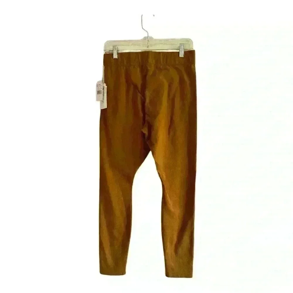 Good American NWT Bronze Brown High Rise Leggings Athleisure Lounge Pants Sz 4 - Picture 2 of 6